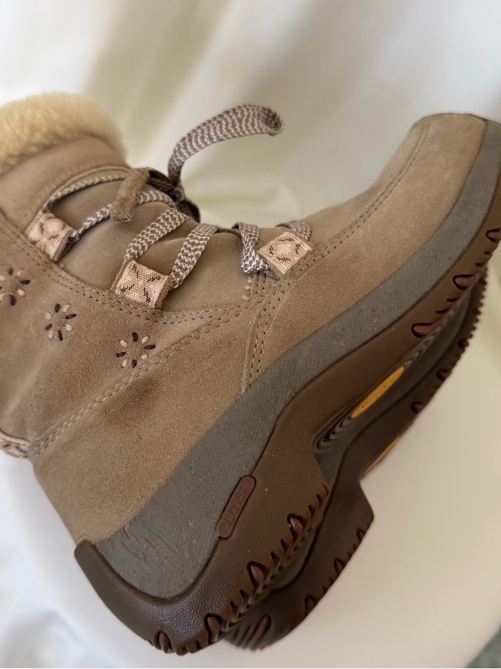 ULU Suluk Women's Waterproof Faux Fur Trim Leather Winter boots size 6. - Picture 4 of 11